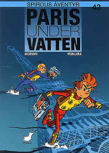Spirou Vol. 43 Paris under vatten